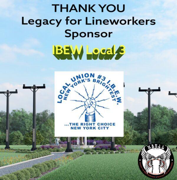 IBEW 3 Legacy Sponsor