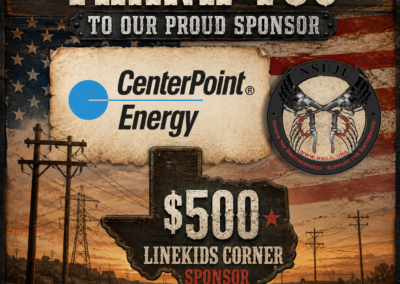 Thank You - Centerpoint Energy- $500 Linekids Corner Sponsor