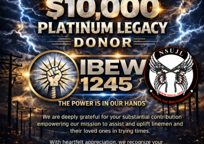 Platinum Legacy Donor - IBEW Local 1245