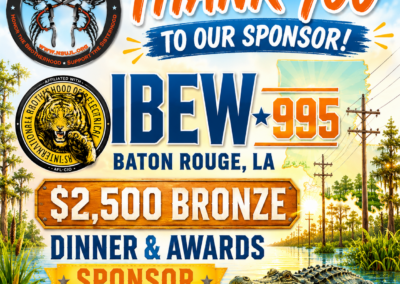 Thank You - IBEW 995 - $2500 Bronze Sponsor