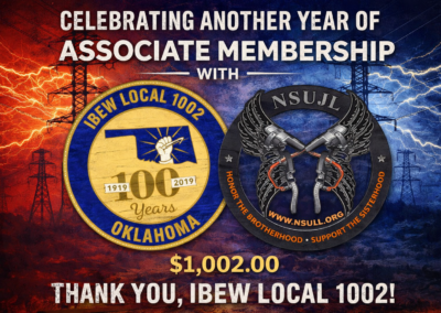 Thank You - IBEW Local 1002 - $1002 Associate Membership