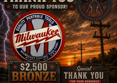 Thank You - Milwaukee- $2500 Bronze Sponsor