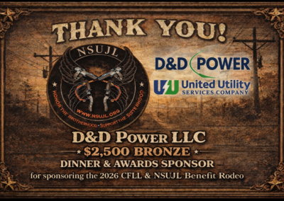 Thank You - D&D Power LLC - $2500 Bronze Sponsor