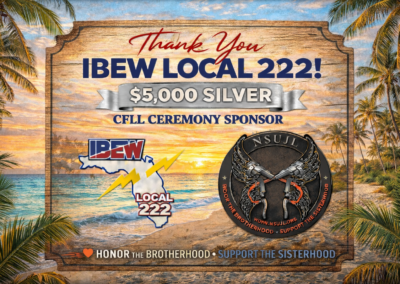 Thank You - IBEW 222 - $5000 Silver CFLL Sponsor