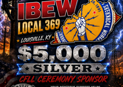 Thank You - IBEW 369 - $5000 Silver CFLL Sponsor