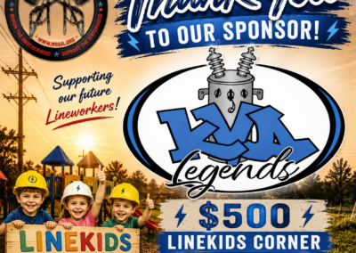 Thank You - KVA Legends - $500 Linekids Corner Sponsor