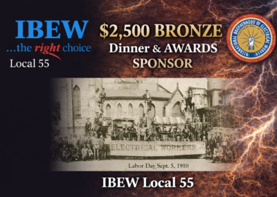 Thank You - IBEW Local 55 - $2500 Bronze Sponsor